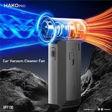 hakopro 8000Pa Güçlü Vakumlu Çok Fonksiyonlu Araç İçi Şarjlı El Süpürgesi HPF100