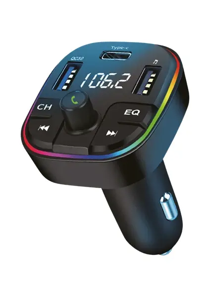 Sunix Fm Modulator 3.4A 20W Araç Şarj Aleti Mdl-14