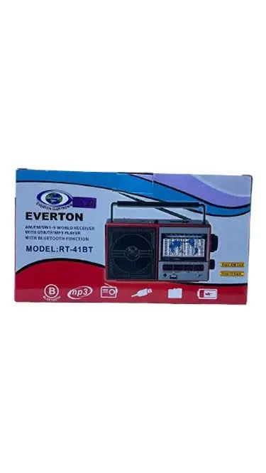 Everton RT-41BT BLUETOOTH +SD+MP3+USB ŞARJLI AYNI ZAMANDA PİLLİ MÜZİK ÇALAR RADYO