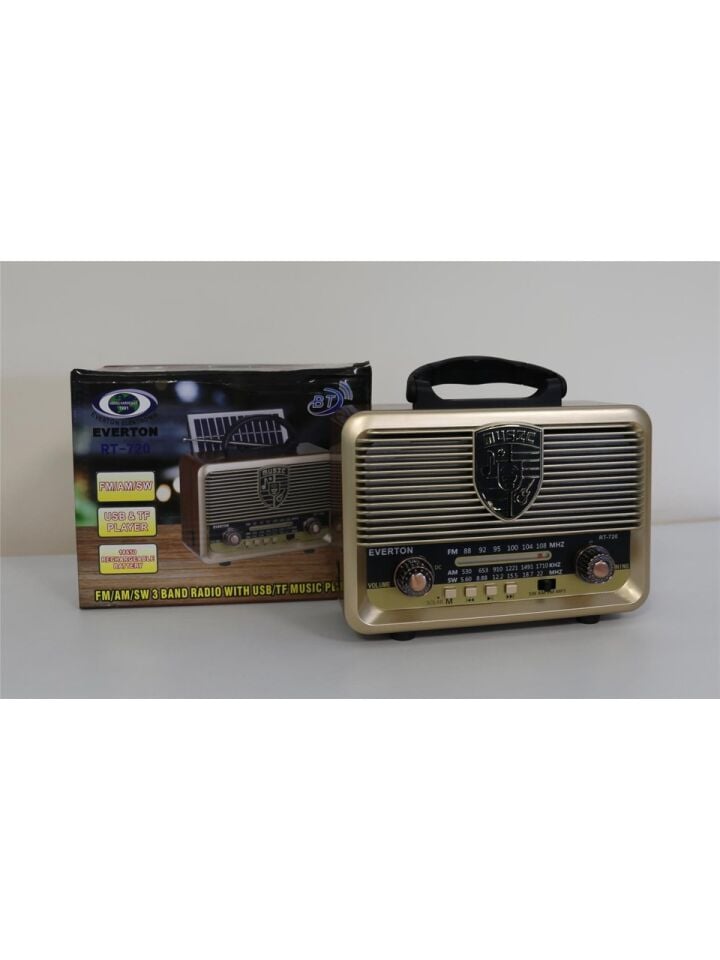 Everton RT-720 Bluetooth-Usb-Sd-Fm Nostaljik Radyo