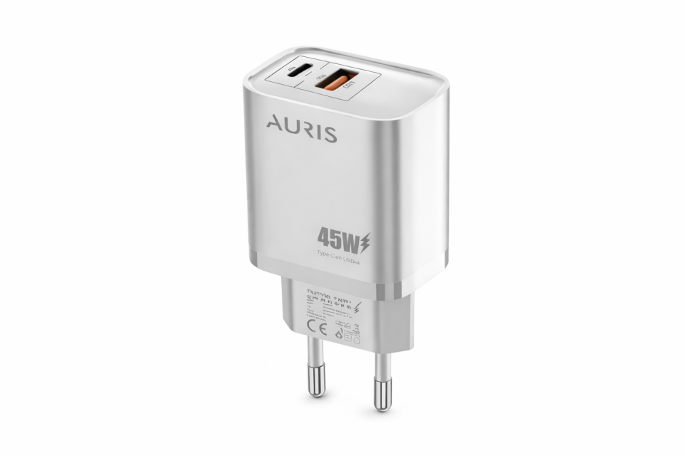AURIS 45W Type-C PD Hızlı Şarj Cihazı