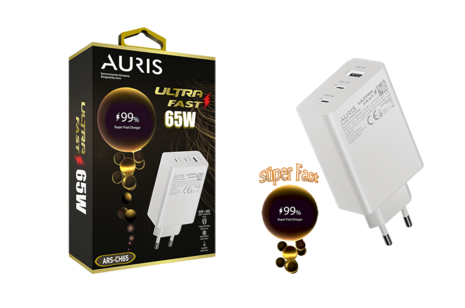 CH65 65W USB-C Super Fast Şarj Başlığı