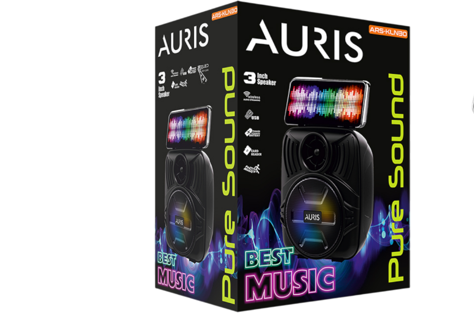 Auris KLN30 Speaker 3 İnç Kompakt Boyut, Güçlü ve Net Ses