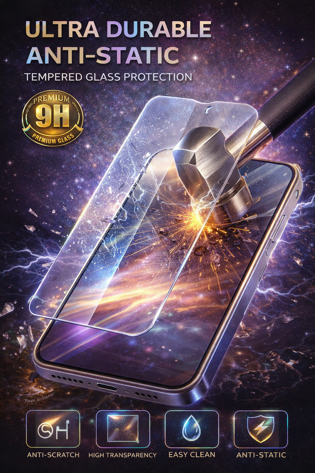 Iconix Pure 9H (iphone 11)  Anti Statik Ekran Koruyucu Cam