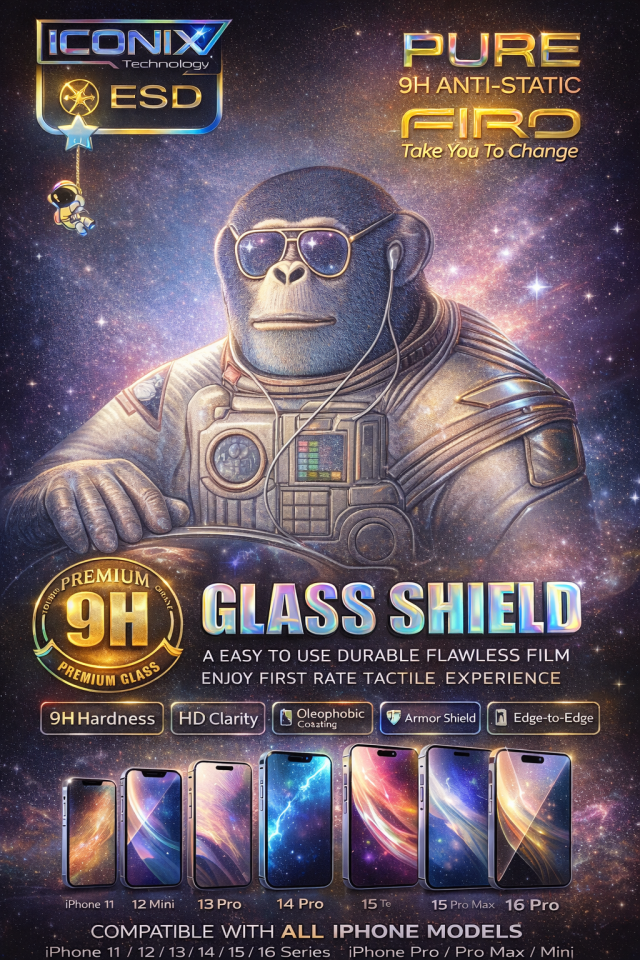 Iconix Pure 9H (iphone 11)  Anti Statik Ekran Koruyucu Cam